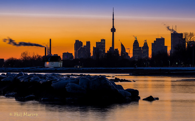Sunset over Toronto