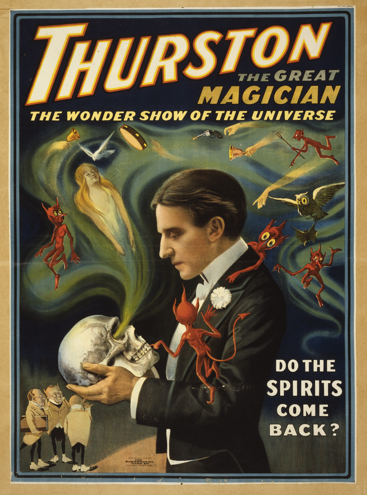 Thurston the great magician the wonder show of the universe, 1915