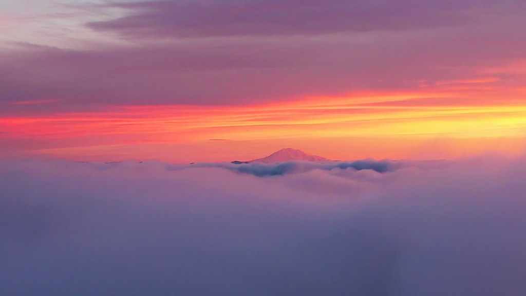 Sunrise Mount Adams January 21st, 2020