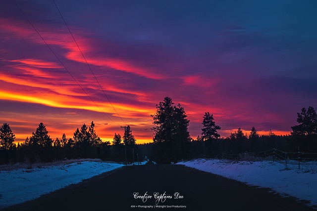 A Pacific Northwest Sweet Morning Crush: A Dramatic Sunrise (Part 181): Blissful Destinations (In Chill N' Color)