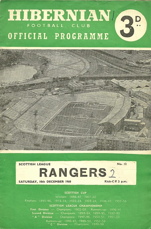 Hibernian v Rangers 19601210