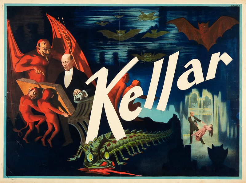 Kellar, Harry (Heinrich Keller) [Centipede.] Cincinnati & New York, The Strobridge Litho. Co., 1897