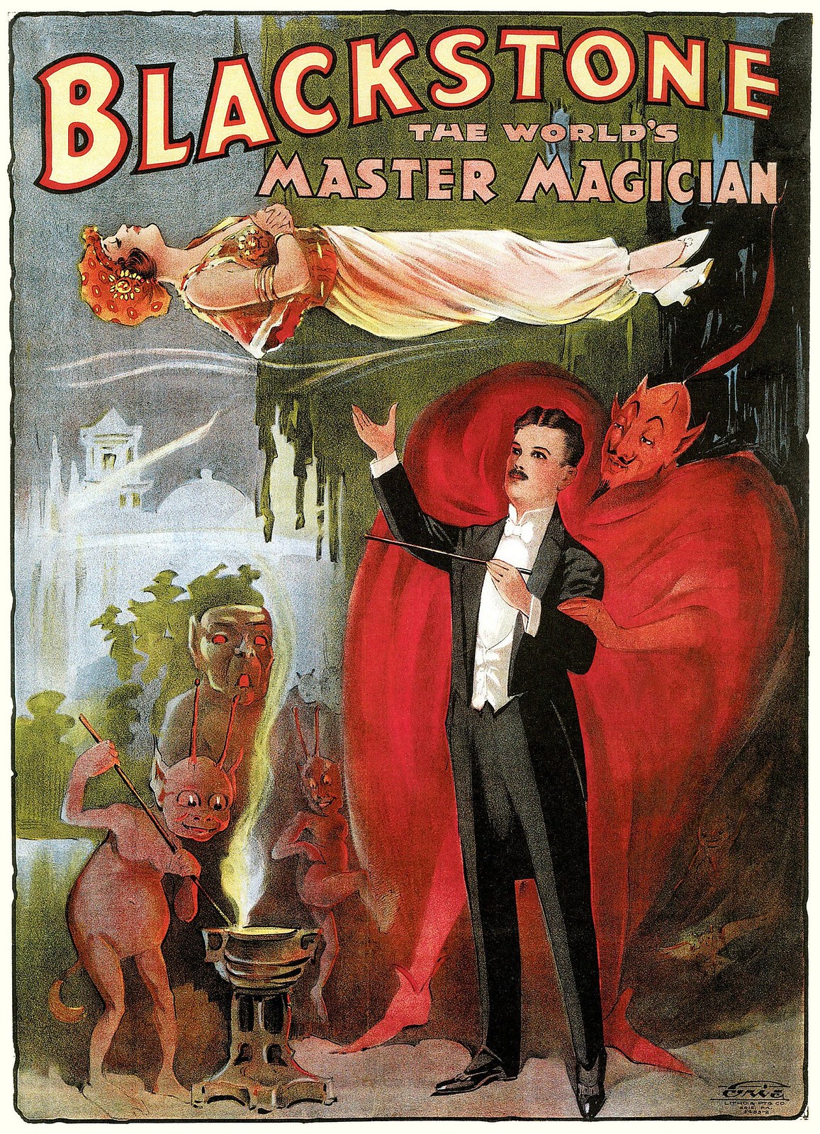 Blackstone the World's Master Magician, early 1900's