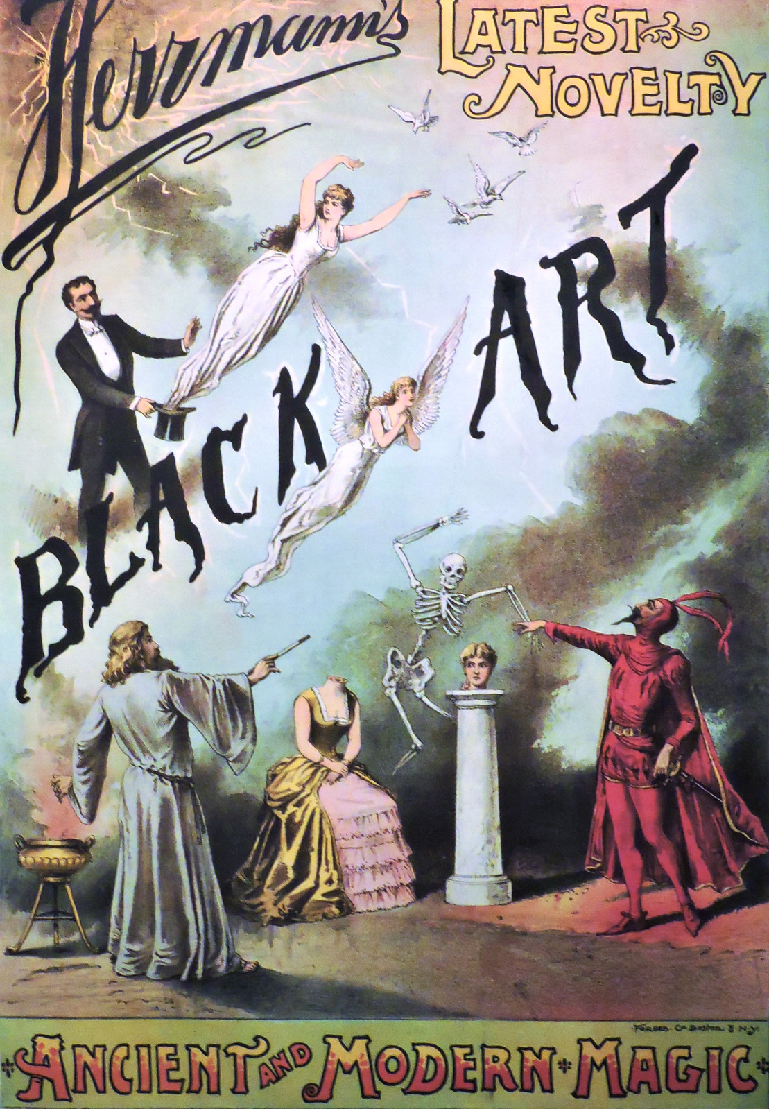 Herrmann's Latest Novelty - Black Art, Ancient and Modern Magic