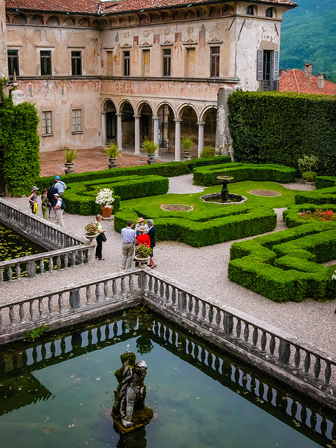 Villa Cicogna Mozzoni and the gardens, Bisuschio, Italy