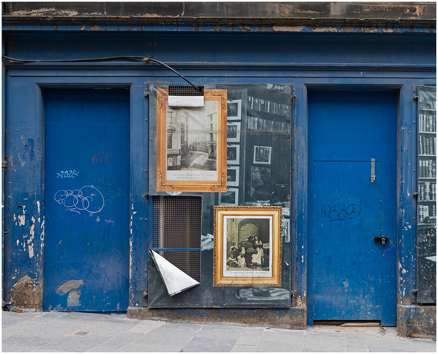 Abandoned - Blue Doors, Edinburgh