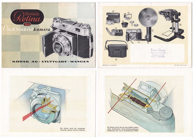 016 Kodak Retina IIa camera (Type 016) brochure