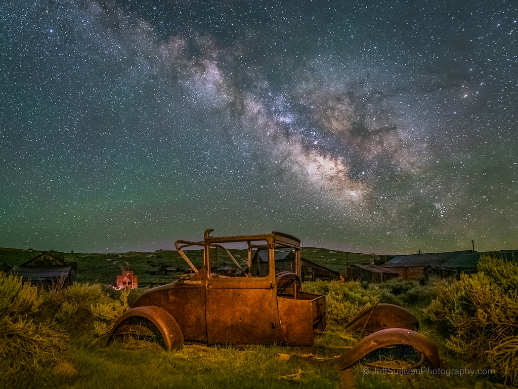 Milky Way Over Rusty Car
