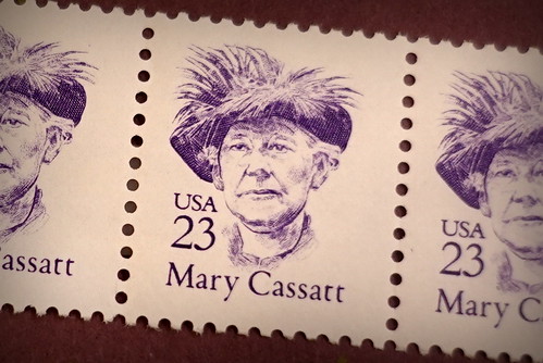 Mary Cassatt stamp [Macro Mondays][Stamp]