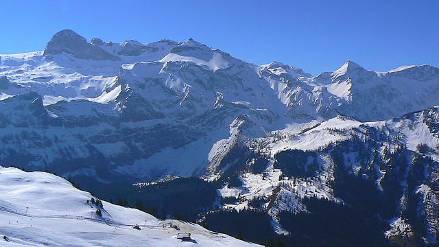 A Swiss Bernese Alp Panorama