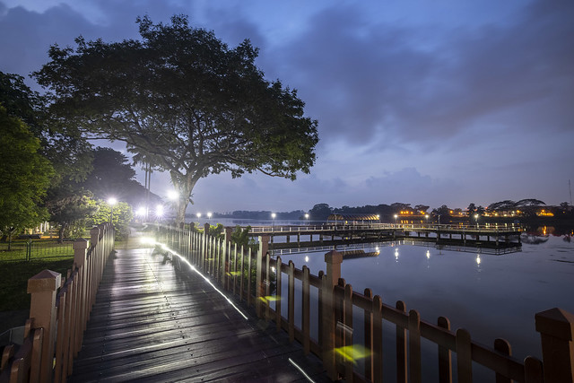 Morning Lights in Lower Seletar Reservoir