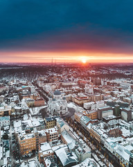 Sunrise | Kaunas aerial #24/365
