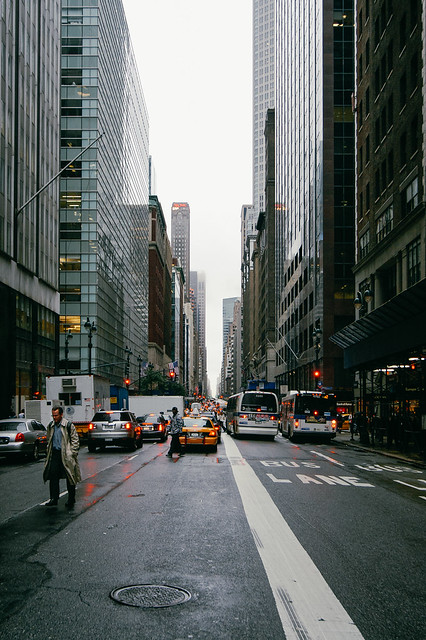 Traffic jam at 5th Ave, Manhattan (New York City, USA)