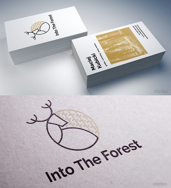 Branding Design Forest Deer