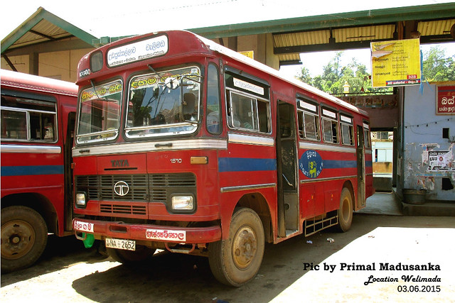 NA-2652 Keppetipola Depot Tata - LP 1510/42 C type bus at Welimada in 06.03.2015