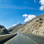 Driving back to Muscat from Nizwa