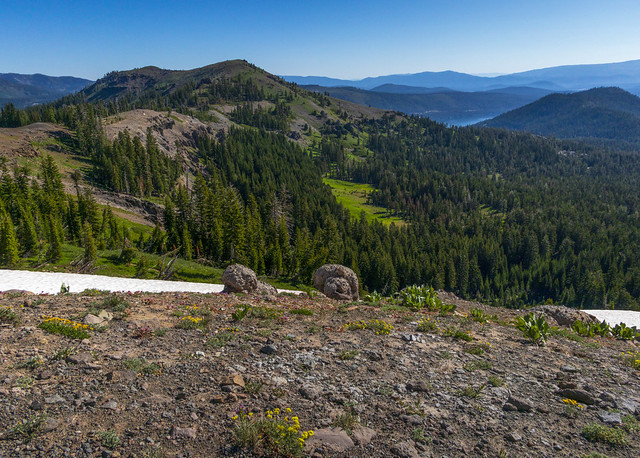 Roller Pass and Donner Lake from PCT.