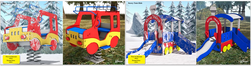 "Killer's" Snowy Train Slide & Jeep Spring Toy On Discount @ Cosmopolitan Event Starts from 24th January