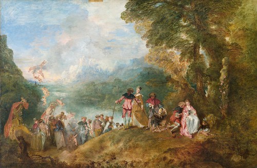 Watteau, L'Embarquement pour Cythere