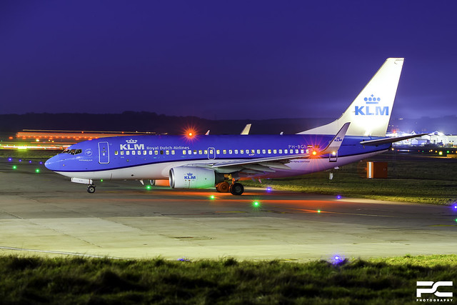KLM Royal Dutch Airlines - Boeing 737-7K2(WL) - PH-BGI - Aberdeen Airport