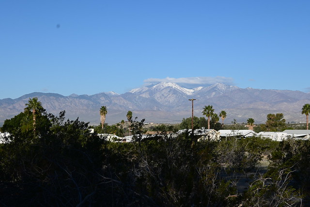 2022-01-21 Desert camping, Palm Springs Tram and snow play