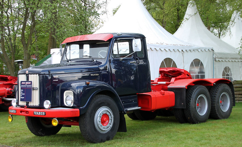 Scania Skvader Vintage Scania semi truck | Scania-Vabis L110 at the Nutzfah… | Flickr