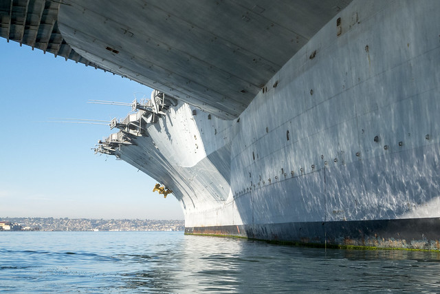 Under the Aircraft Carrier