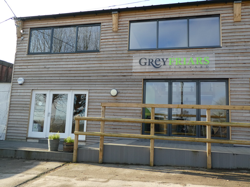 Greyfriars Vineyard shop and tasting room, Puttenham, Surrey