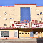 Mulkey Theatre (Clarendon, Texas) Historic 1946 Mulkey Theater in Clarendon, Texas.  The theater closed in 1986, but has since been restored and reopened.
