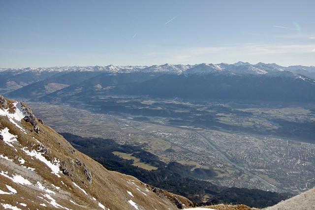 Innsbruck_view from the Nordkette (Hafelekar) over the Inn valley