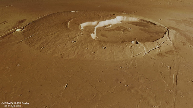 Second perspective view of Jovis Tholus