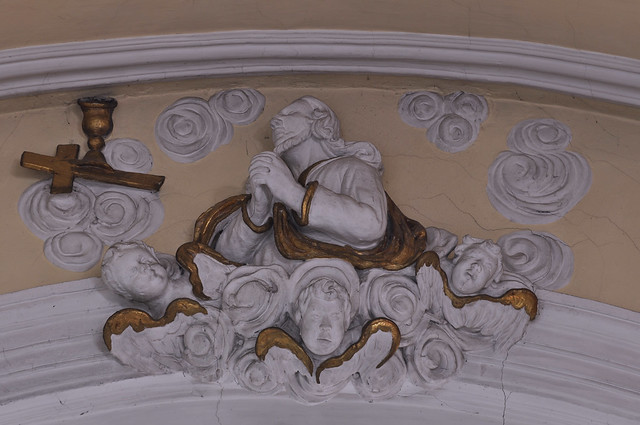 Hildesheim, Niedersachsen, Mauritiuskirche, ceiling, detail
