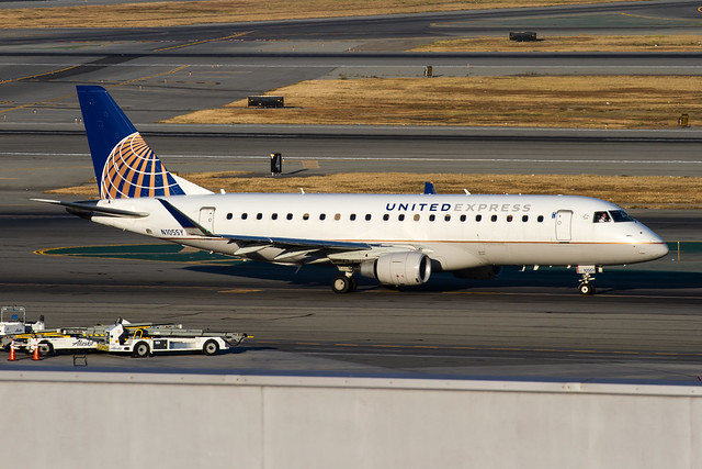 N105SY | United Express Embraer ERJ-175LR | San Francisco International Airport KSFO/SFO | 28/07/18