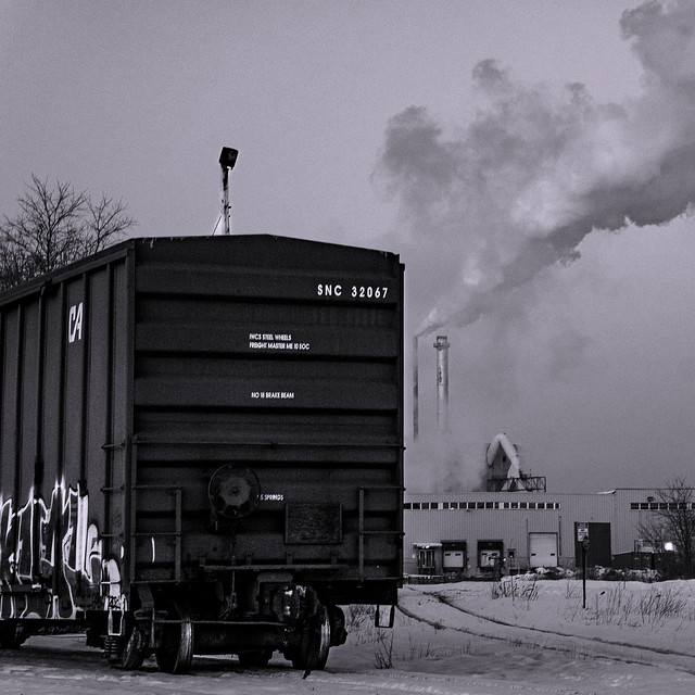 Smokestacks by the Railyard