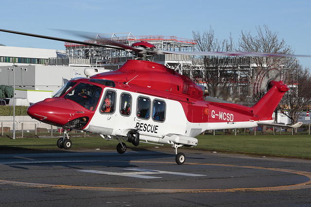 Agusta Westland AW139 G-MCSD Offshore Helicopter Services UK