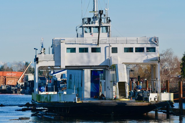 Former BC Ferries MV Howe Sound Queen - at Ladner BC