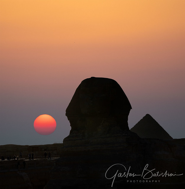 Day finish, Sphinx of Giza, Cairo, Egypt
