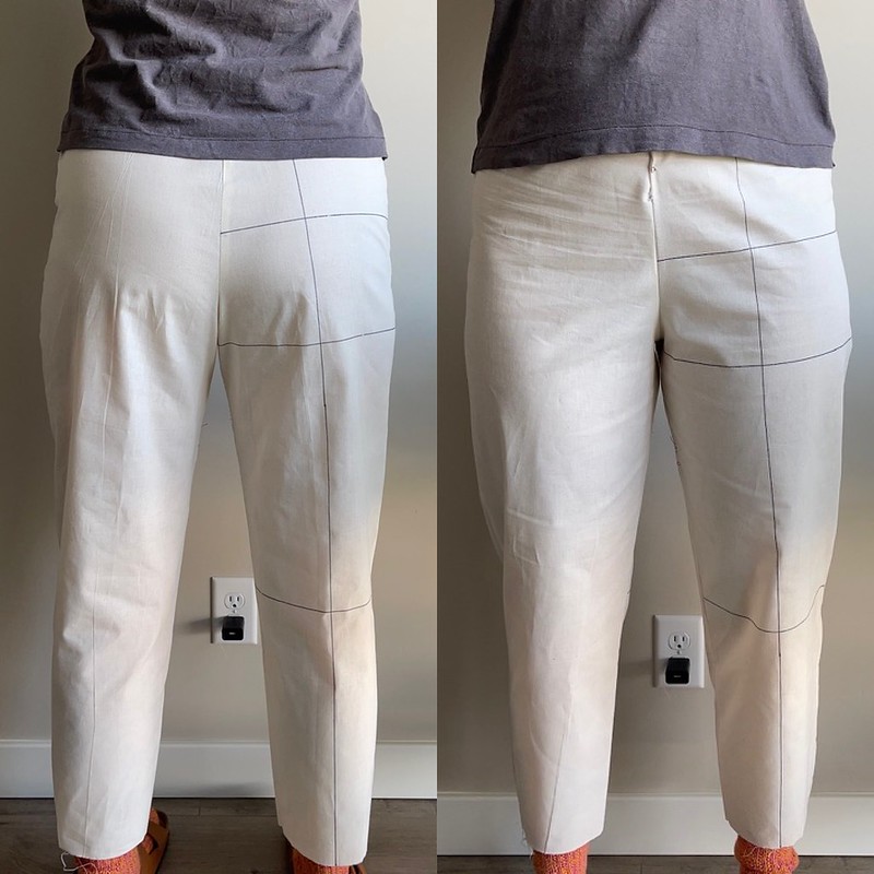 How to remove baggy tummy fabric on pants? : r/sewing