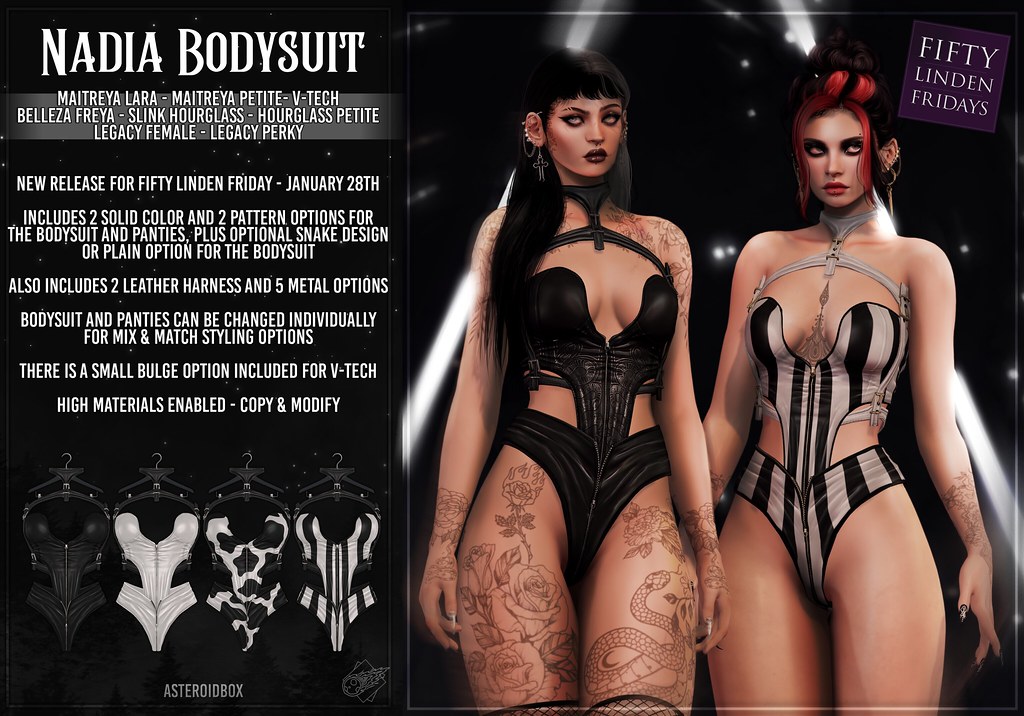 AsteroidBox. Nadia Bodysuit – FLF Limited Edition