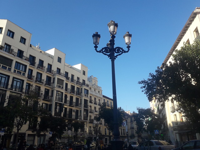 Decorative  Streetlamp,  Plaza de Cascorro, La  Latina, Madrid