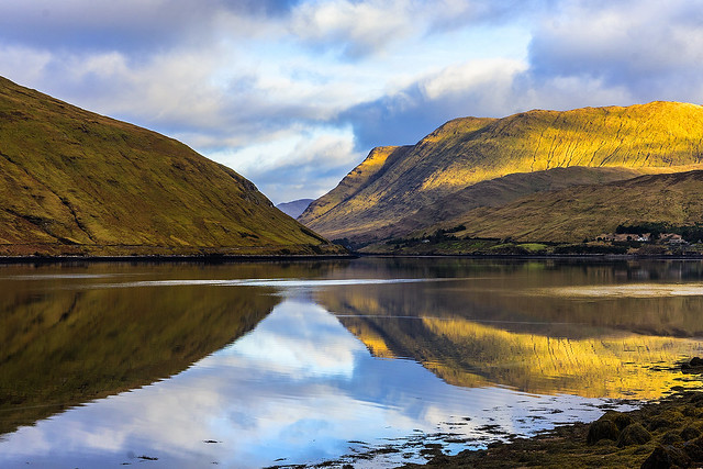 Reflections in Killary Harbour