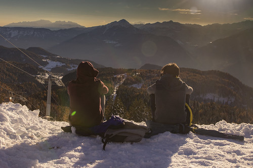quattro 40 snow merano sunset cold frozen italy austria fake normality mountain