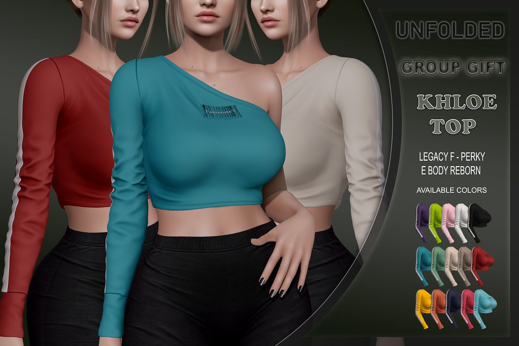 UNFOLDED X Khloe Top ♥ GROUP GIFT ♥