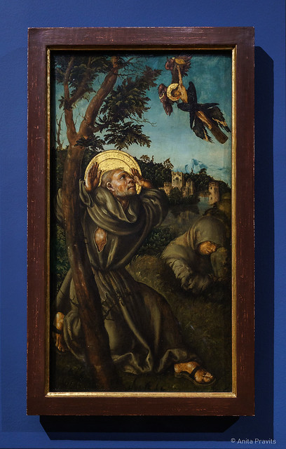 Lucas Cranach der Ältere / the Elder: Stigmatisation des heiligen Franzsikus / Stigmatization of Saint Francis, c 1502/03