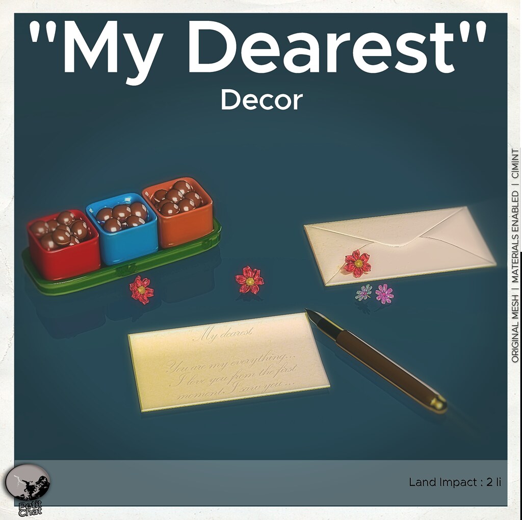 New release : "My Dearest…" Decor @ Shop & Hop Valentine Event (exclusive gift)