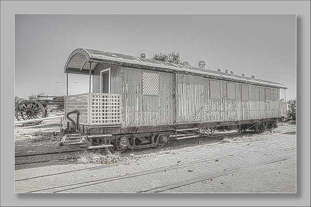 Old Rail Car, Heritage Precinct Museum, Annear Place, Babbage Island, Carnarvon, Western Australia