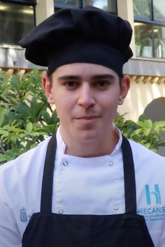 Daniel González, en una captura del vídeo presentación de su receta