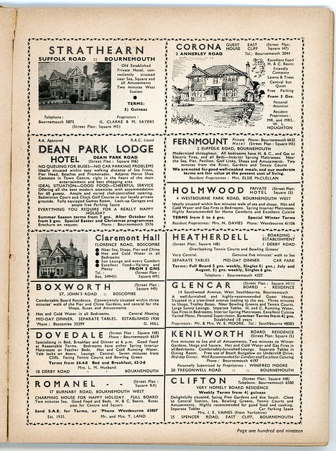 1953-54  Bournemouth Guide page 119
