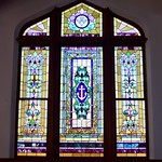 Stained glass windows, First Congregational United Church of Christ, Plainview 