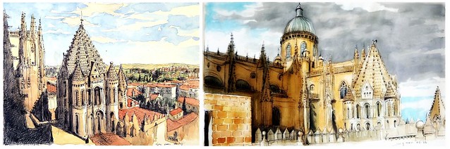 Salamanca - Castilla - España - la catedral